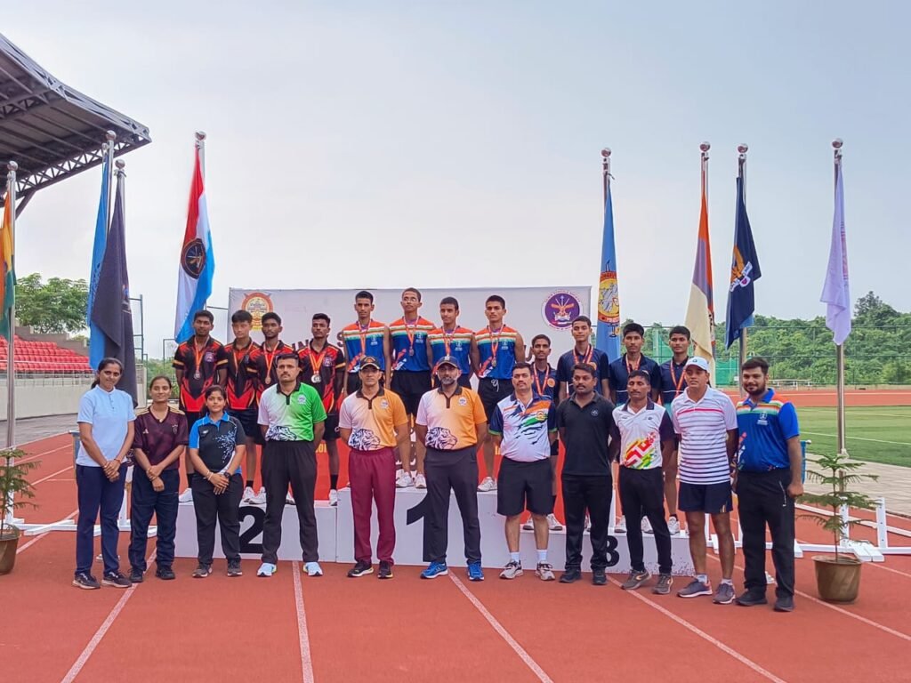 MRCSSS cadets have Won the gold medal in 100″4 relay race competition in All India Sainik School group G competition