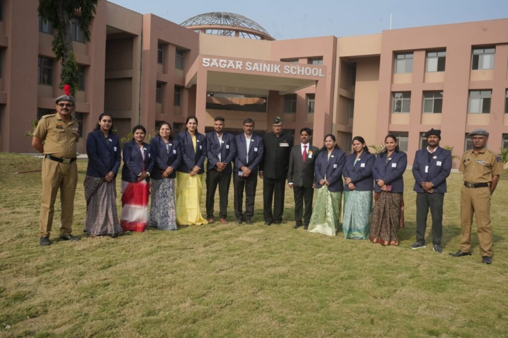 Republic Day Celebration at Shri Motibhai R. Chaudhary Sagar Sainik School, Boriyavi, Mehsana
